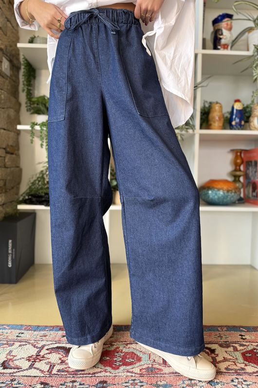 Billie Tapered Wide Leg Dark